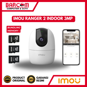 IMOU RANGER 2 3MP BUNDLING MEMORI 32GB/64GB/128GB INDOOR WIFI CAMERA SMART IP CAM IPC-K2EP-3H1 - ORIGINAL IMOU