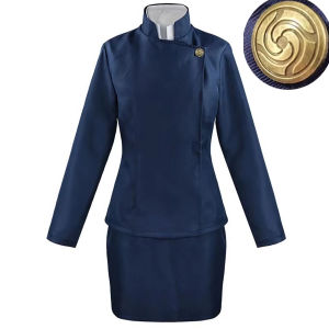 Zenin Maki cosplay costume with Top Skirts Full Set Maki Uniform for Anime Comic Con Halloween Party Zenin Maki Outfits