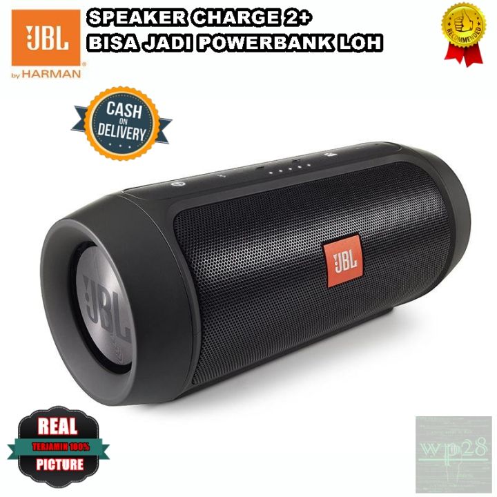 Speaker Bluetooth JBL Charge 2+ BIG BASS Waterproof BISA Powerbank - Main Image