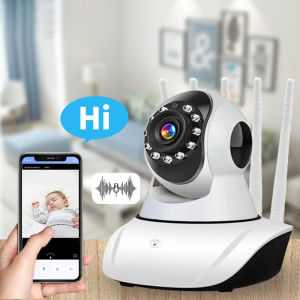 CCTV Camera Wifi Connect to Cellphone Wireless Night Vision 360° Security IP Camera 1080P HD
