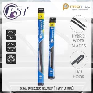 PST Hybrid Wiper Blade Set [Rubber Type] - Kia Forte Koup (1st Gen) 2010-13 24"+20"