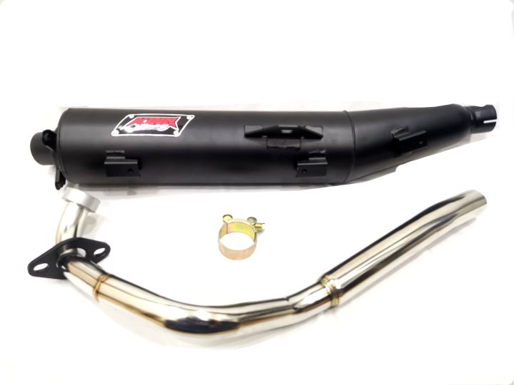KING DRAG EXHAUST Y15ZR STANDARD CUTTING 30.5mm (STAINLESS STEEL) Lazada
