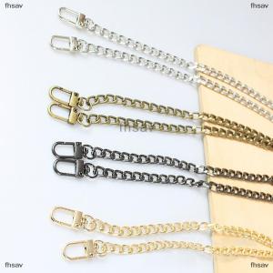 [COD] fhsav Chain Bag Strap Accessories 20cm Extension Chain Bag Metal Chain Solid Color DIY Chain Durable Black Belts