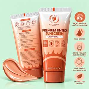 Ms. Tsung Premium Tinted Sunscreen with SPF 50 PA+++ 50g