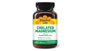 Country Life Chelated Magnesium 250mg Supports Bone and Immune Health Daily Supplement 90 ct