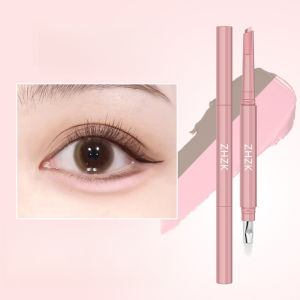 [Mothers Eye Brush] 3D double-ended eyebrow brush Two-in-one double-ended eyebrow brush for brightening and shading Waterproof and smudge-resistant