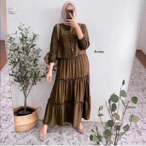 SETELAN MALIKA CRINKLE AIRFLOW TERBARU/SETELAN WANITA TRENDY SAAT INI/setelan wanita terbaru setelan wanita crinkle setelan wanita terbaru 2023