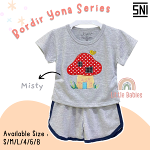 SETELAN BAJU ANAK CEWEK 1-8 TAHUN "BORDIR EDITION" / SETELAN BAJU ANAK KELFI