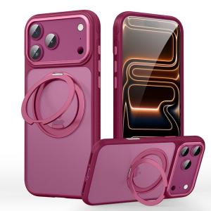 Protective Case For iPhone 18 Pro Max 18Pro 17 pro 17 promax Stand Holder Magnetic Phone case Wireless Charge Cover