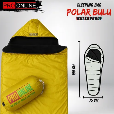 Sleeping Bag Polar Bulu Extra Tebal / Selimut kemping / Kantung Tidur Camping Outdoor