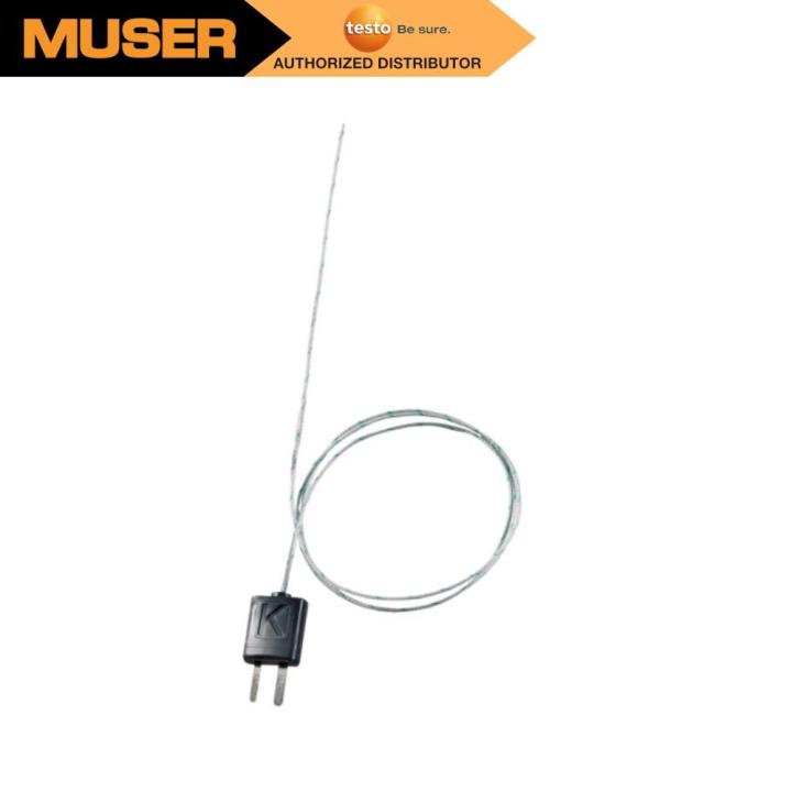 Flexible thermoelectric couple with TC type K temperature sensor (Glass