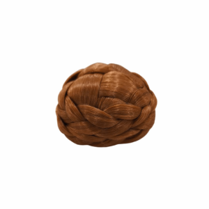 YIYU STUDIO Women Natural Scrunchies False Hair Chignon Wig Hair Extension Braided Chignon Braided Hair Bun Hair Pieces Wrap