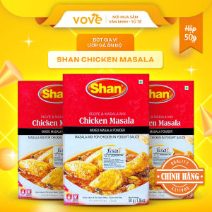 Bột gia vị ướp gà Ân Độ SHAN Chicken Masala 50gr