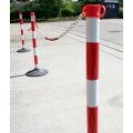 PVC Safety Plastic Chain Red/White Chain (6mm*25m) For Road Safety. 