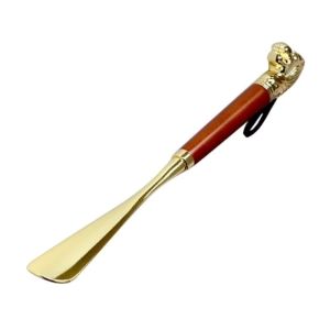 LUMINOU Chiều dài 32cm Dụng cụ nâng giày Hợp  Di động Cây xỏ giày cán dài Phổ quát Thiết kế đầu ngựa sư tử Thước xỏ giày bằng  loại để đi giày