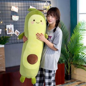GỐI ÔM NGỦ HÌNH QUẢ BƠ DÀI 60CM VẢI MINISO CO GIÃN 100% GÒN MỀM MỊN AN TOÀN CHO BÉ