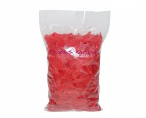 1 kg Kerupuk Bentuk Ikan Warna Merah mentah / kerupuk bawang / kerupuk mentah