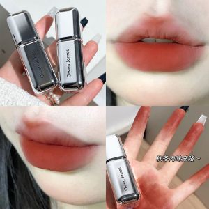 Owen James Lip Gloss Matte Matte Velvet Not Easy to Fade Whitening High-Value Lipstick
