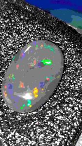 Batu Kalimaya Black Opal Solid Asli Banten Top Jarong