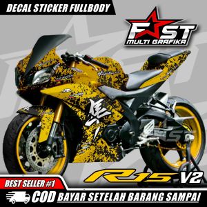 decal r15 v2 Hayabusa Sticker decal striping fullbody yamaha R15 V2 Hayabusa - Sticker decal striping yamaha R15 V2 2014-2017 Motif Hayabusa