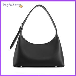 Thời trang đeo vai nữ túi có khóa kéo đóng cửa và nhiều ngăn màu đen và nâu