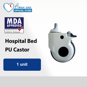 Hospital Bed PU Castor (1 Unit)
