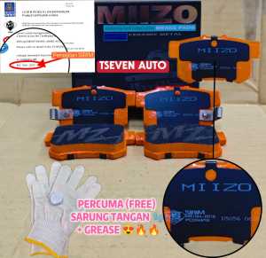 ACCORD 1997-2007 CIVIC 2003-2015 STREAM RN3 RN5 BELAKANG REAR DISC BRAKE PAD SET MIIZO D5056