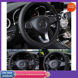 Graceful Car Auto Steering Wheel Cover Glove Microfiber Breathable Anti-slip 15 38cm