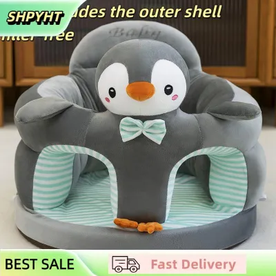 SHPYHT 1Pcs Comfortable Toddler Nest Puff Washable Without Filler Cute Baby Sofa Support Seat Cover Plush Chair LearningTo Sit Feeding Chair