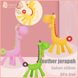 DreamBaby Gigitan teether bayi/Mainan Gigitan Bayi /Mainan gigitan bayi lembut 0 6 bulan/BPA Free