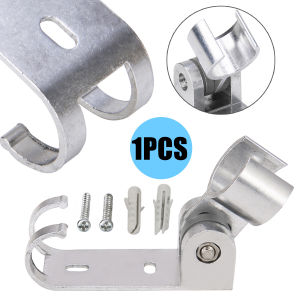 ติดผนังห้องน้ำ180 ° การหมุนฝักบัวปรับได้ที่วางฝักบัววงเล็บโครเมียม