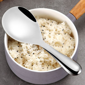 Non-stick Rice Spoon 8"inch Large Eating Spoon Non-stick Rice Scoop Public Serving Spoon Kitchenware
