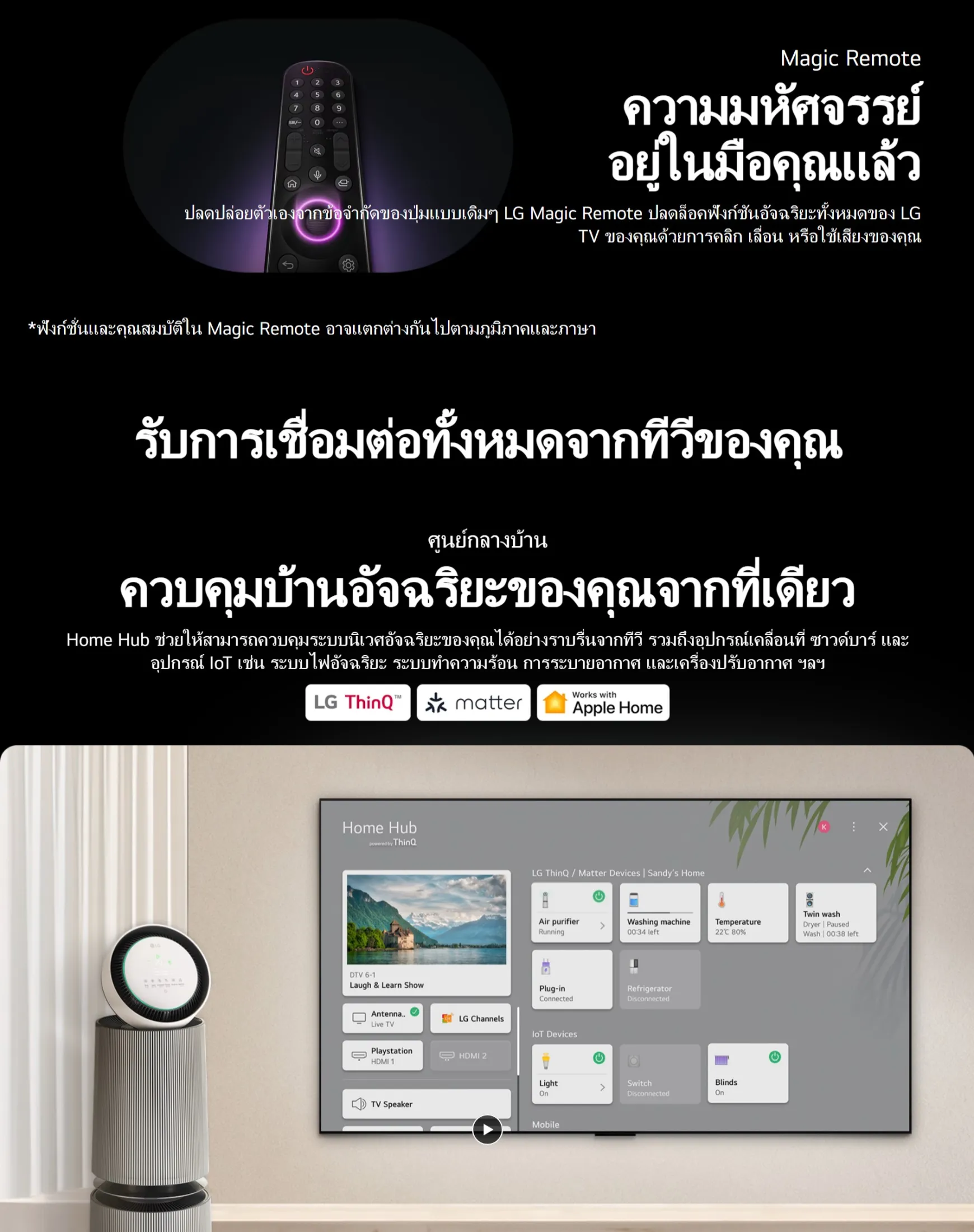 LG 43” ทีวี NanoCell AI NANO81 4K Smart TV รุ่น 43NANO81TSA
