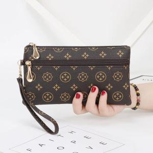 Fashion New Clutch Bag Ladies Wallet All-match Casual Mobile Phone Bag Womens Coin Purse Simple Small Square Bag