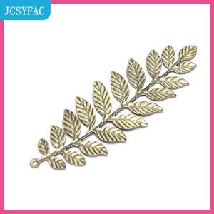 JCSYFAC 10 cái/bộ kết nối lá cổ điển làm đồ trang sức thủ công tự làm bằng kim loại