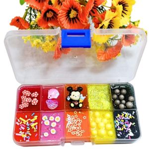 Mainan Edukasi Slime Palette 24 pcs Warna Warni Glitter Topping Mainan Slime byGHEduPlay
