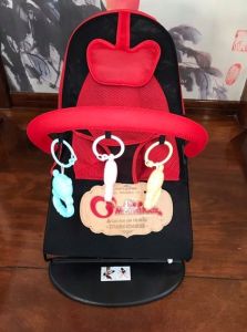 Ghế rung nhún cho bé có đầy đủ thanh treo đồ chơigối đầu và đồ chơi cho bé.Bảo hành 12 tháng