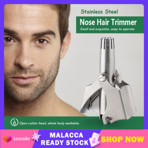 Nose Hair Trimmer for Men Manual Stainless Steel Nose Ear Hair Cutting Trimmer Shaving Hair Removal Tools Pencukur Bulu Hidung | Cute Baby