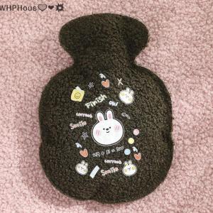 WP💓💛💖 320ML Soft Hot Water Bottle Winter Hand Warmer Cute Kawaii Water Bottle For Girls Portable Waist Hand Bed Warm Bottles