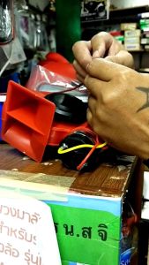 สินค้าขายดี💥แตรลมไฟฟ้า ดังจัด💥ไฟรถ12v. แบบไม่ต้องใช้ถังลม เสียงดี