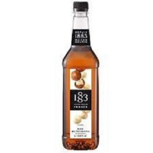 MAISON ROUTIN 1883 Macadamia Nut Syrup 1L – French Gourmet Flavor for Coffee Milk Tea & Desserts – Rich & Nutty Aroma