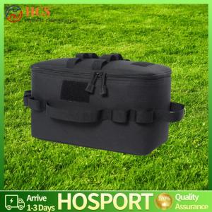 【HCS】Camping Storage Bags Large Capacity Gas Stove Canister Pot Carry Bags Multifunctional 600D Oxford for Hiking Camping