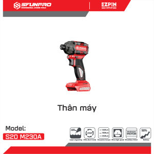 [S20 M230A] Máy Bắt Vít Dùng Pin SFUNPRO - Động Cơ Mạnh Pin TrâuSiết Ốc NhanhBảo Hành Chính Hãng