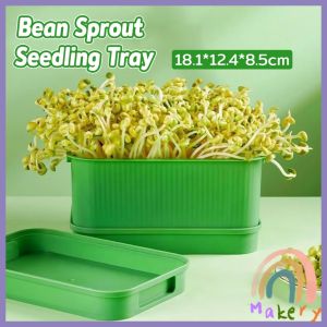 Makery【Ready in Stock】 Seed Sprouting Tray Seed Sprouter Kits Microgreens Growing Kits Vegetable Seedling Pot 1Set