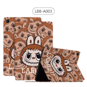 For Samsung Galaxy Tab A7 A8 A9 Plus Lite 5G 8.0" 10.1" 10.4" 11.0" SM-T225 T295 X115 T500 T515 T580 P585Y X200 X210 Kids Tablet Cute Cartoon LABUBU Flip PU Leather Case Cute Shockproof TPU Cover