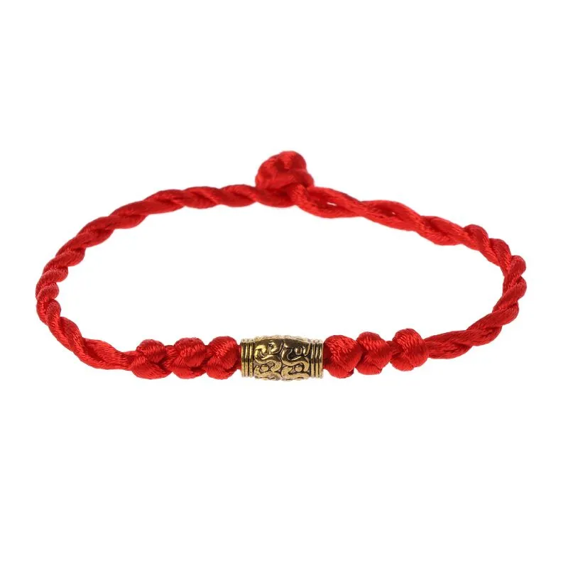 Chinese Feng Shui Lucky Red String Bracelet Amulet Good Luck Red - Main Image