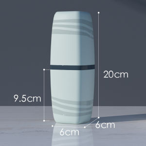 Portable Travel Toothbrush Toothpaste Holder Storage Organizer Toothbrush Box With Cover as Wash Cup