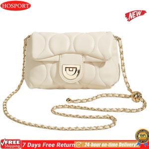 [HOM] PU Leather Solid Color Commute Bag with Adjustable Strap Small Square Bag for Women Ladies Work Shopping Travel Daily Use