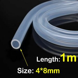 SOUMNS SPORTS 1M Safe Clear Food Grade Silicone Tube Soft Rubber Translucent Hose Pipe