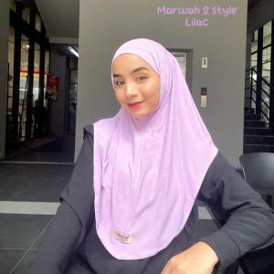 Kerudung Hijab Trend Bergo Marwah bergo tali nonpet jersey